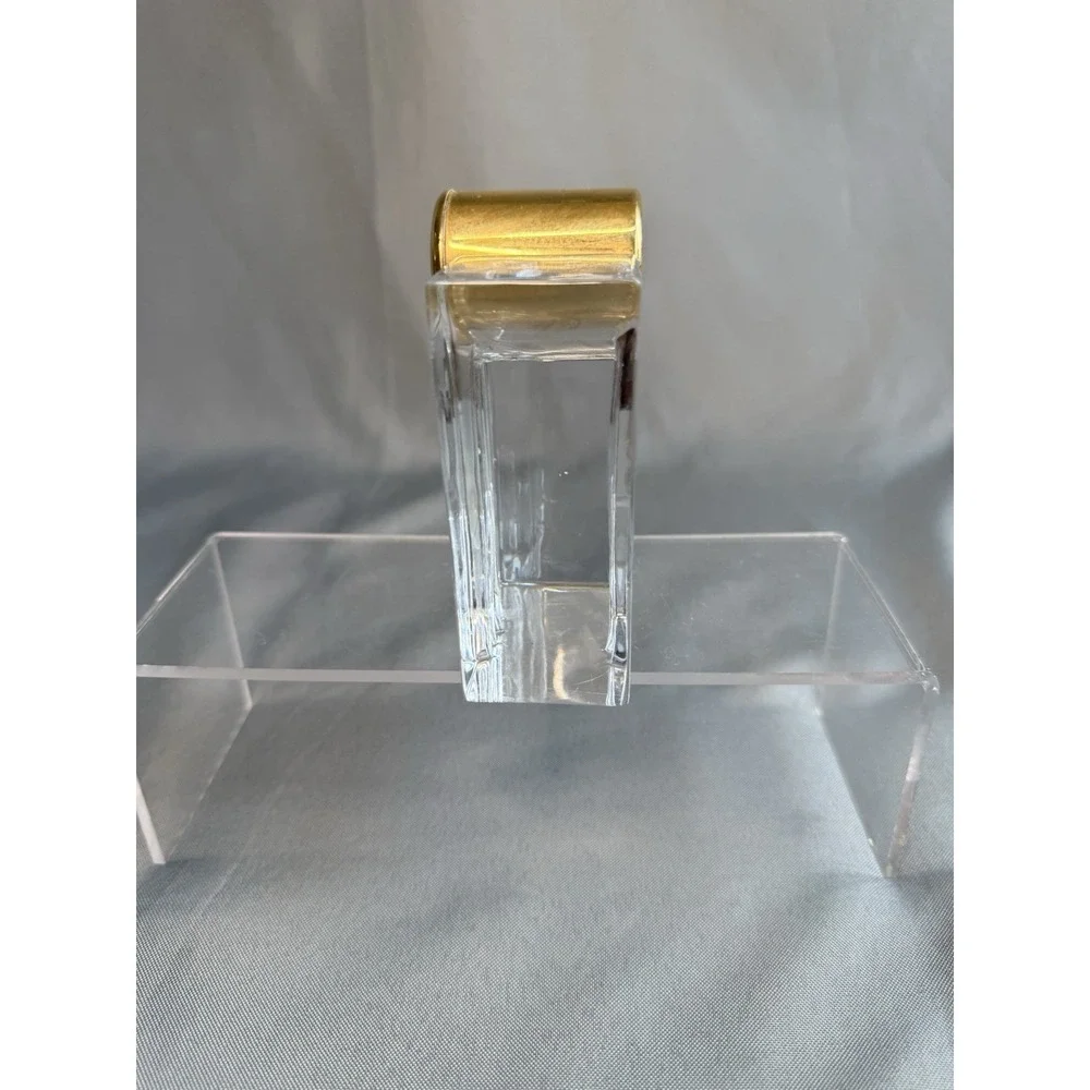 Mikasa Vintage Crystal Clock  Austria Crystal Made in Germany Sleek‎ Classic